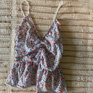 Urban outfitter peplum babydoll tank